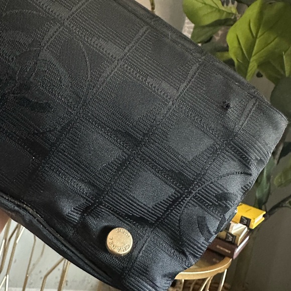 Chanel Mini Travel Line Canvas Black Handbag - Picture 8 of 15